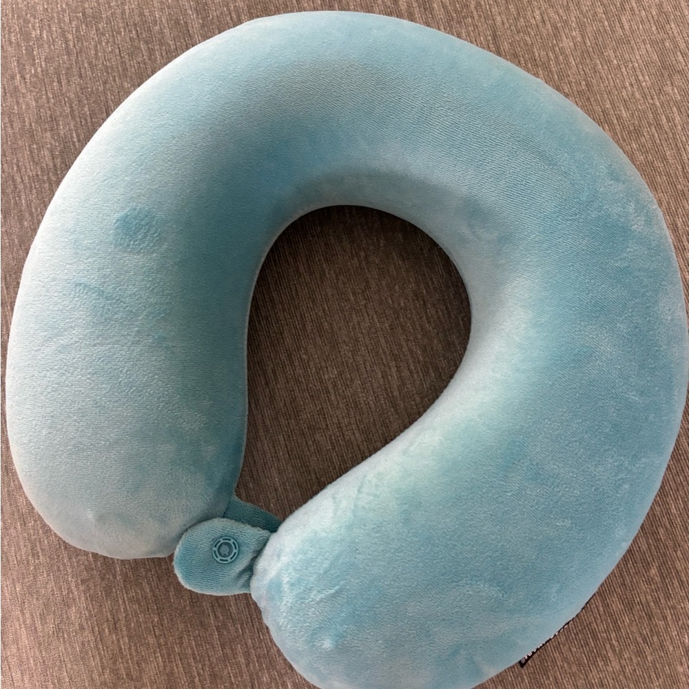 Sharper Image Light Blue Comfort Pillow